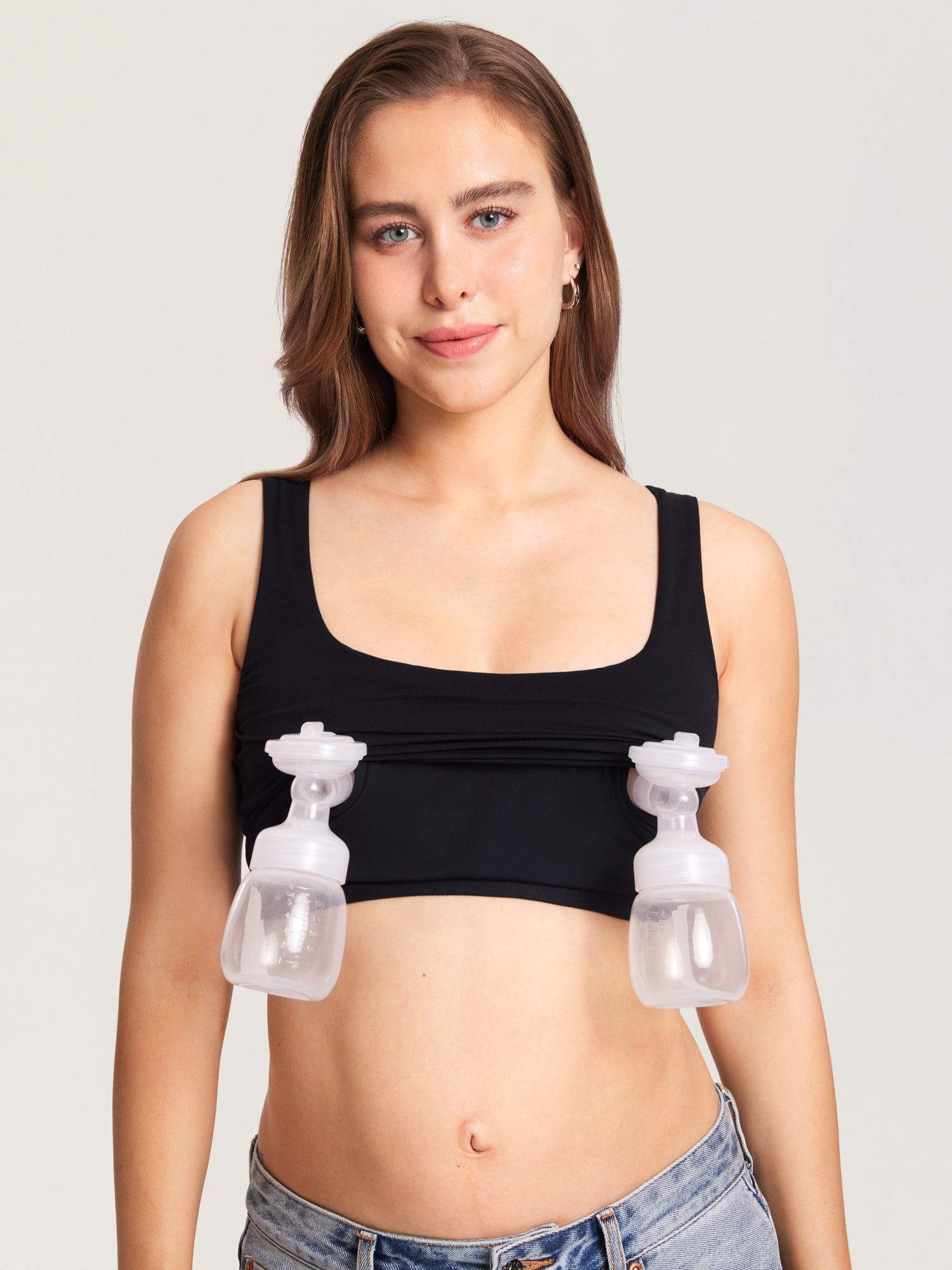 MOMANDA Women's Natrelax® Pumping Crop Tank Top Sweet Pink