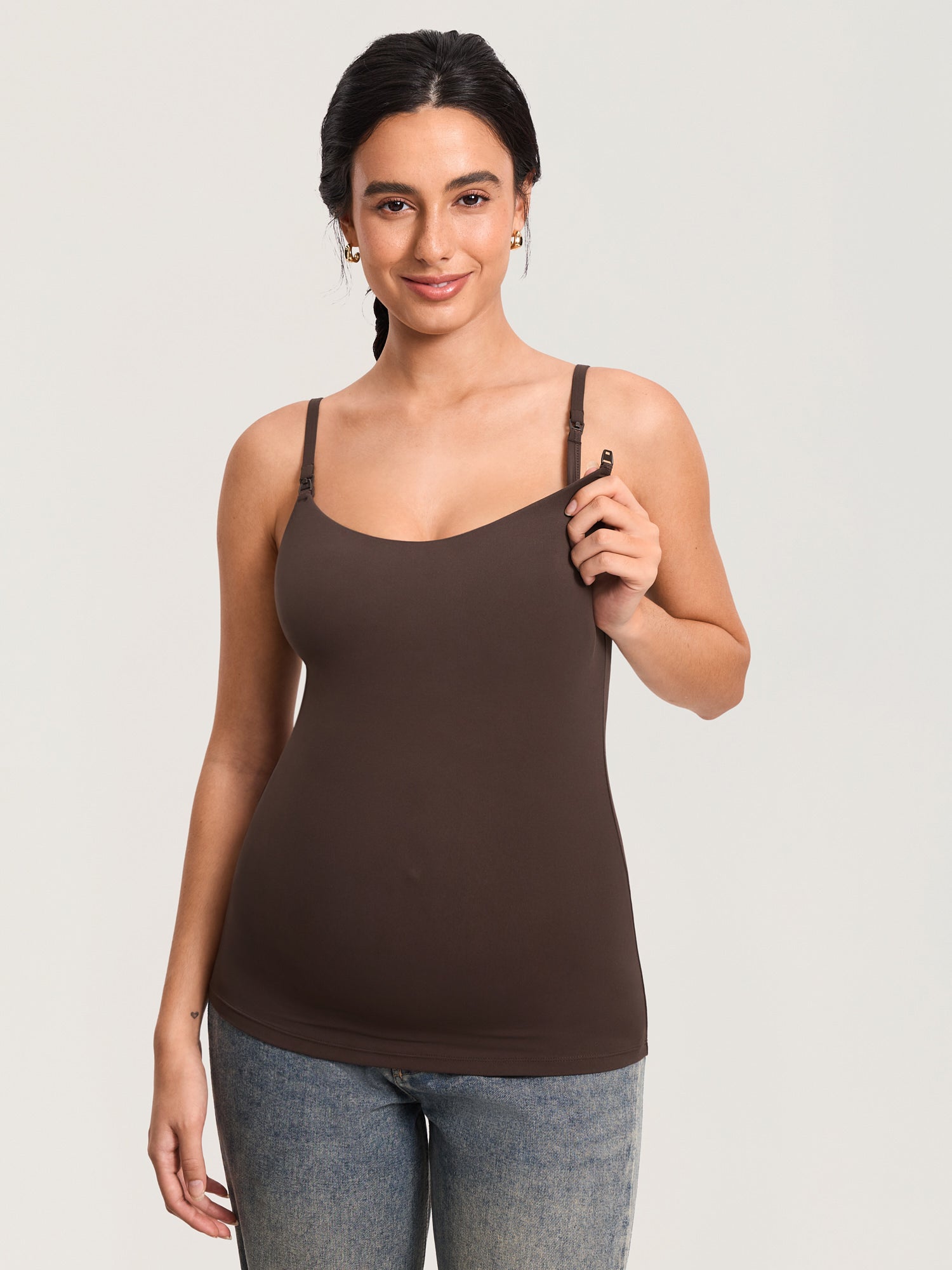 Airsofta Fixed Cup Nursing Cami Tank