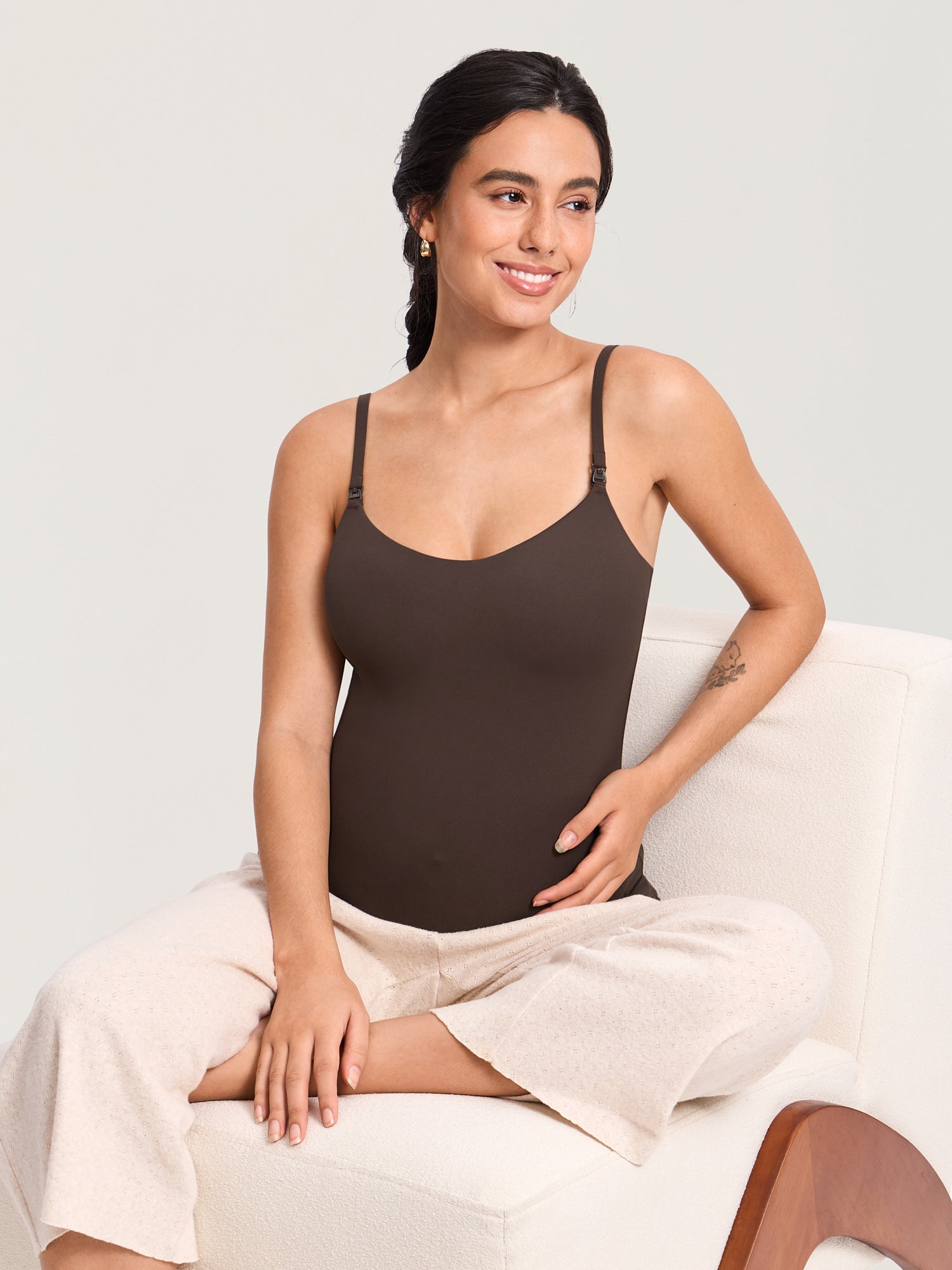 Airsofta Fixed Cup Nursing Cami Tank