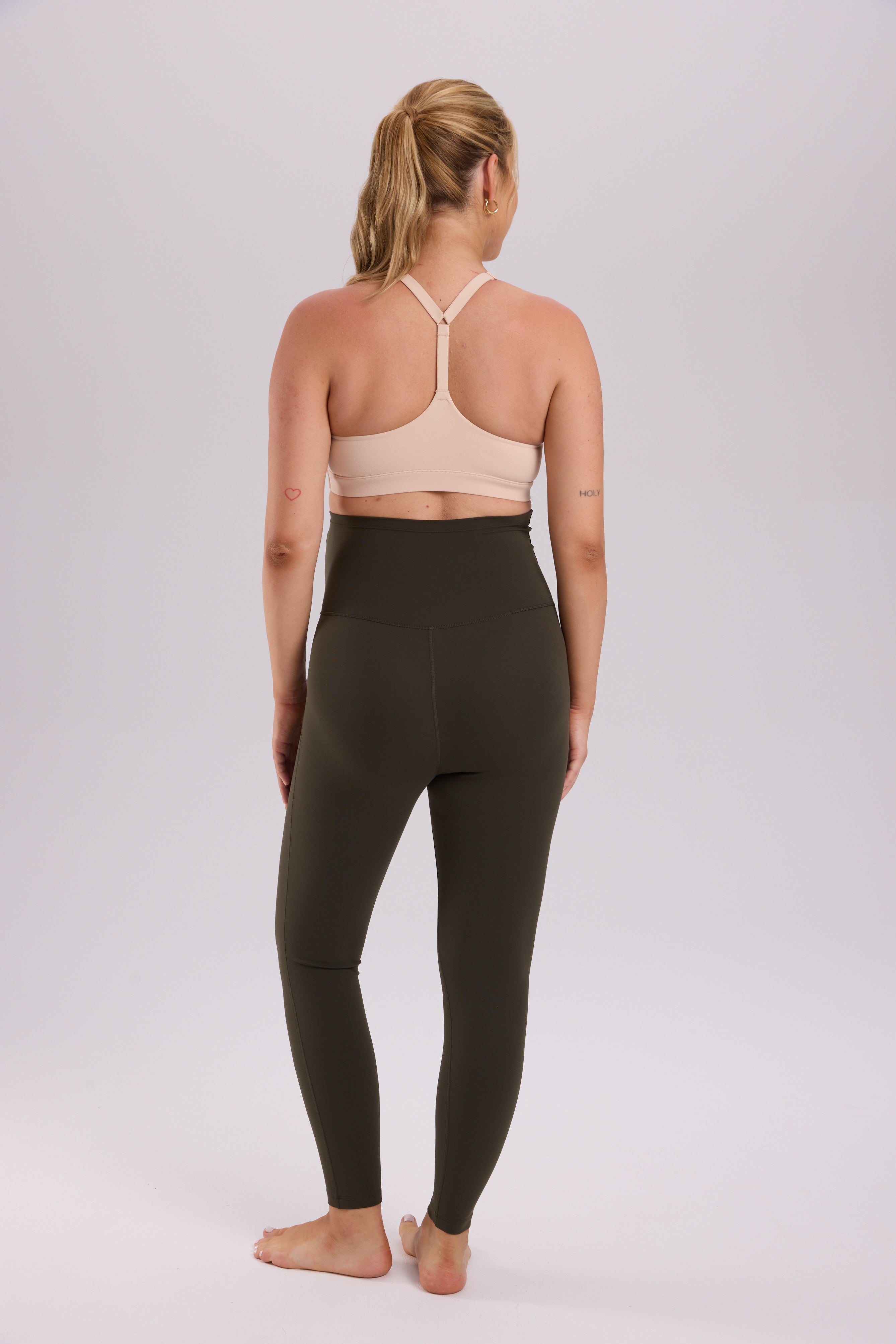 Natrelax® Seamless-Front Maternity Leggings 25"