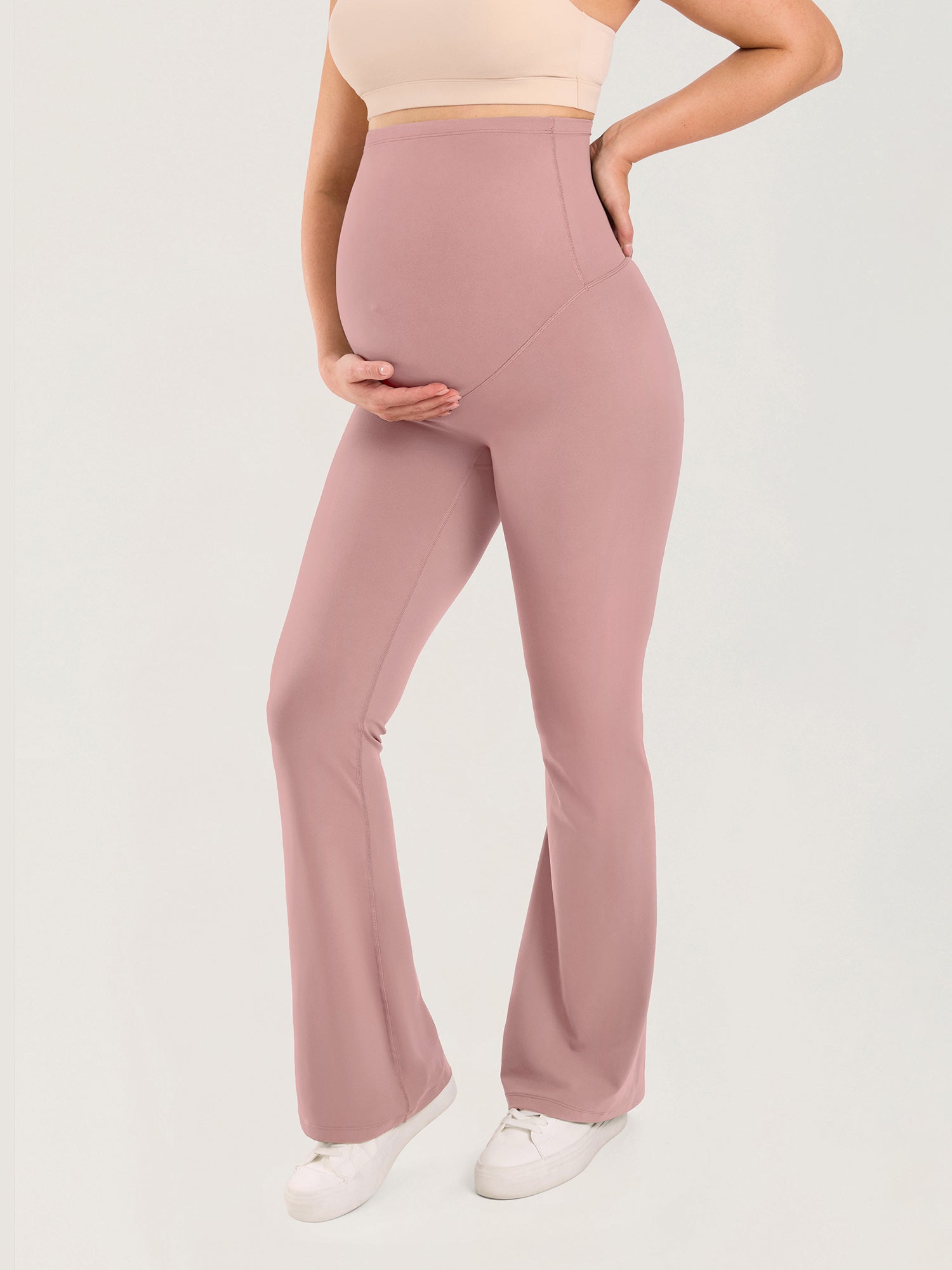 Natrelax® No Front Seam Maternity Flare Leggings 31.5"