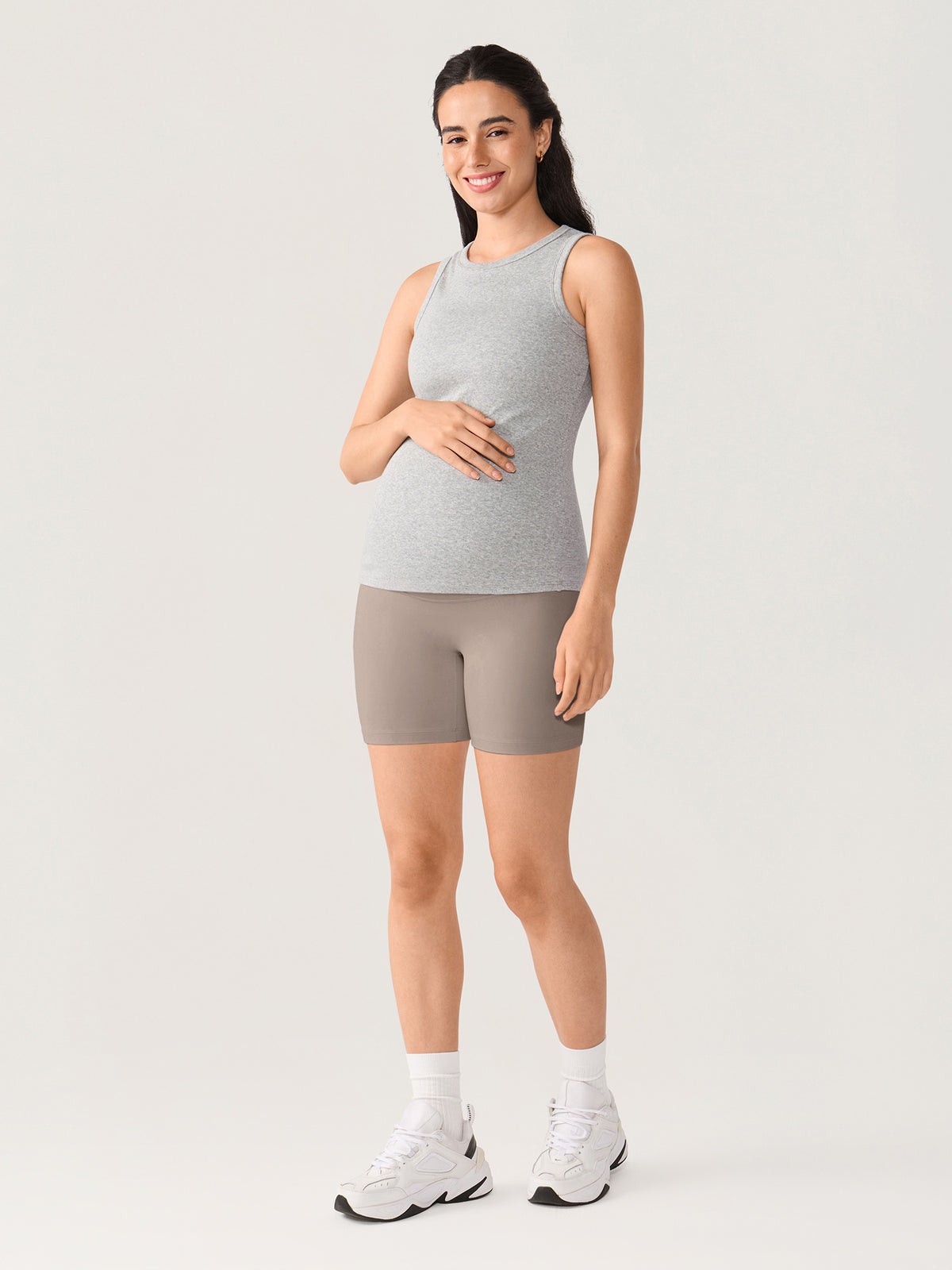 Natrelax® No Front Seam Maternity Shorts 6"