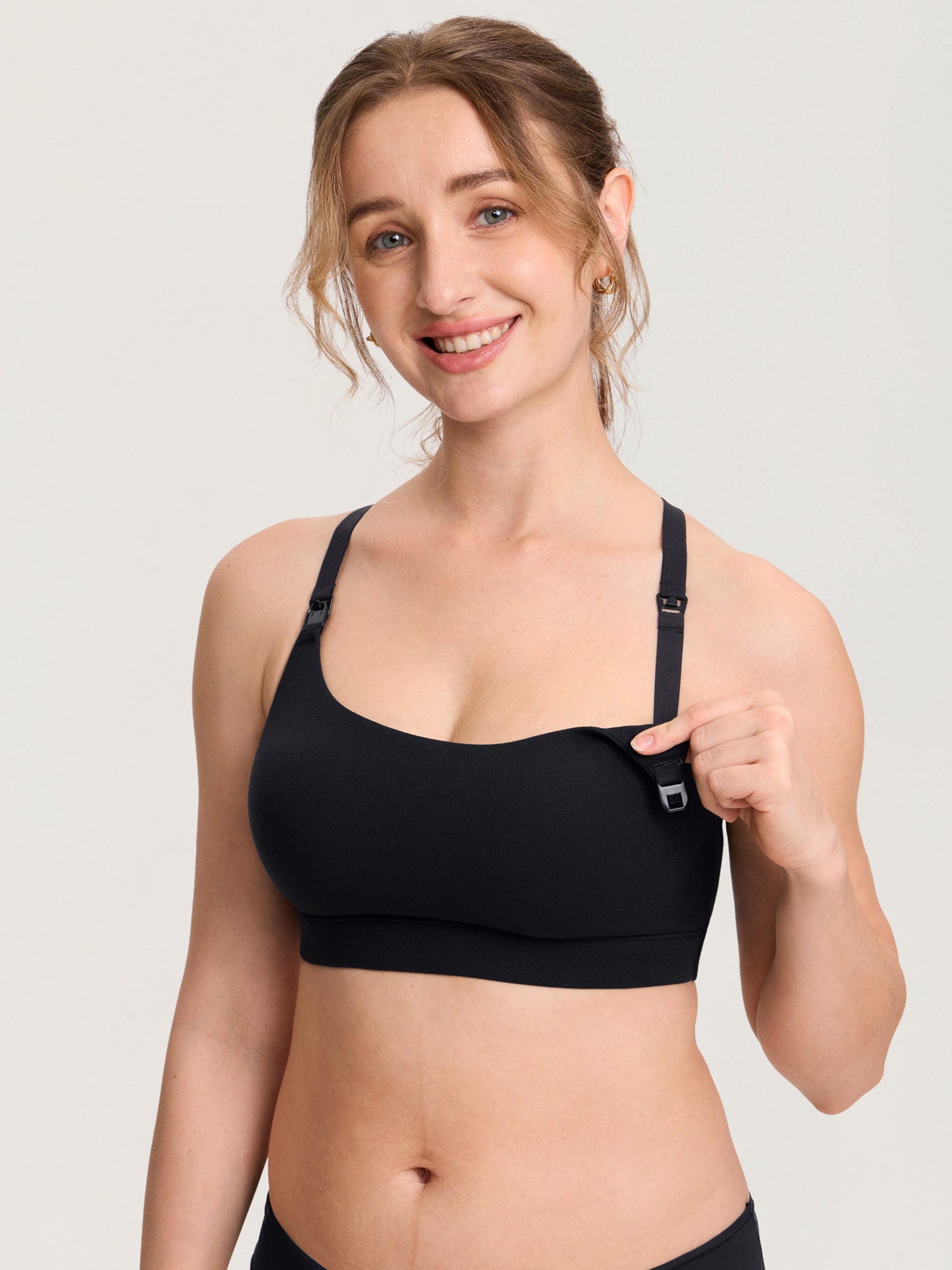 MOMANDA Women's Natrelax® Adjustable Y-back Nursing Bra Beige