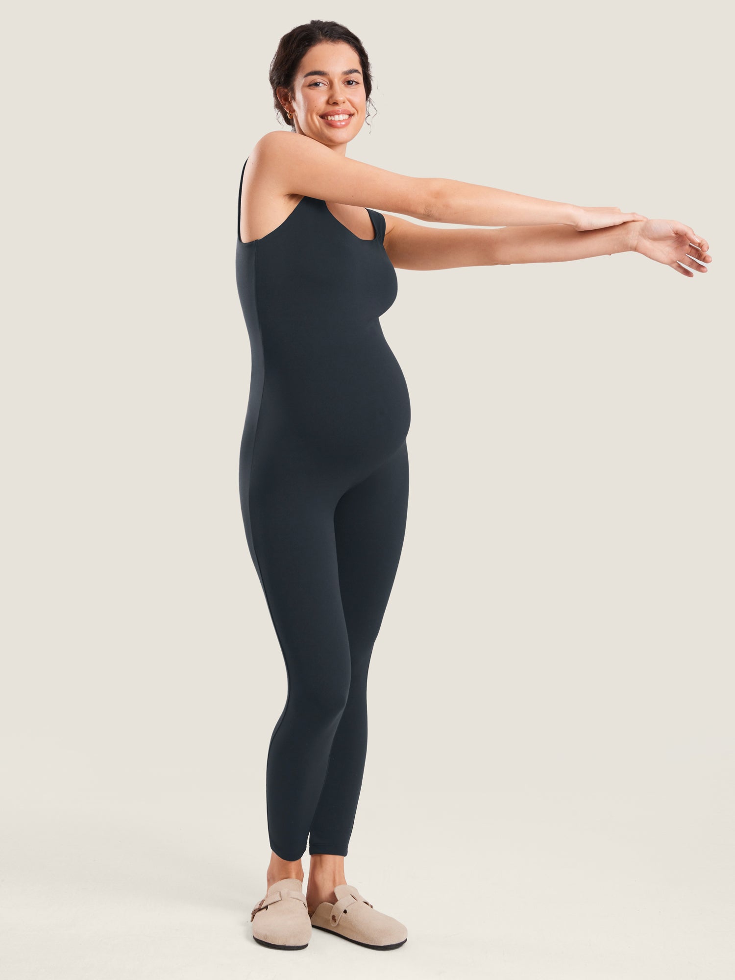 MOMANDA Women's Natrelax® Maternity Jumpsuit, TITLE_BUMP-CHIC True Navy