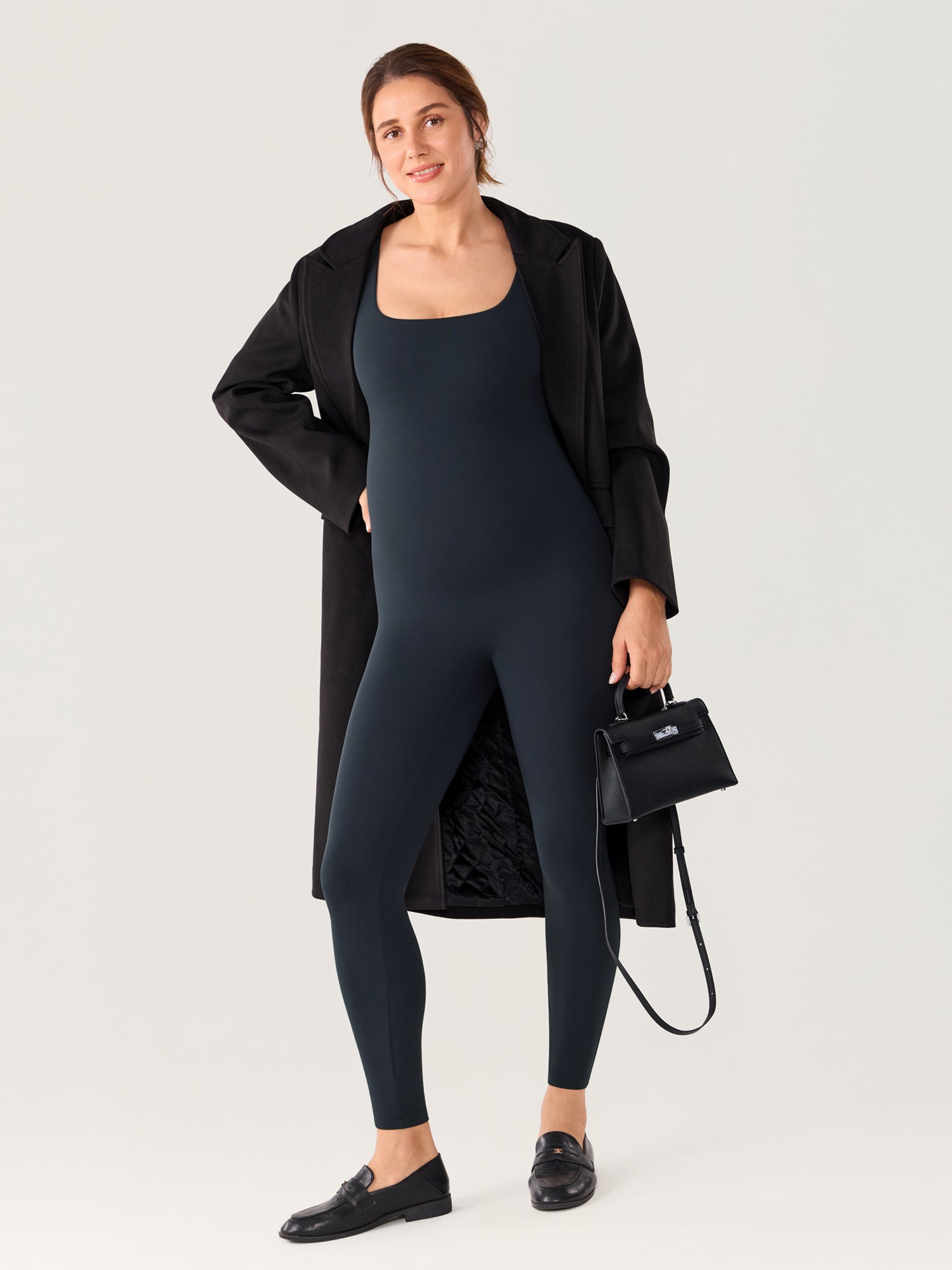 MOMANDA Women's Natrelax® Maternity Jumpsuit, TITLE_BUMP-CHIC True Navy
