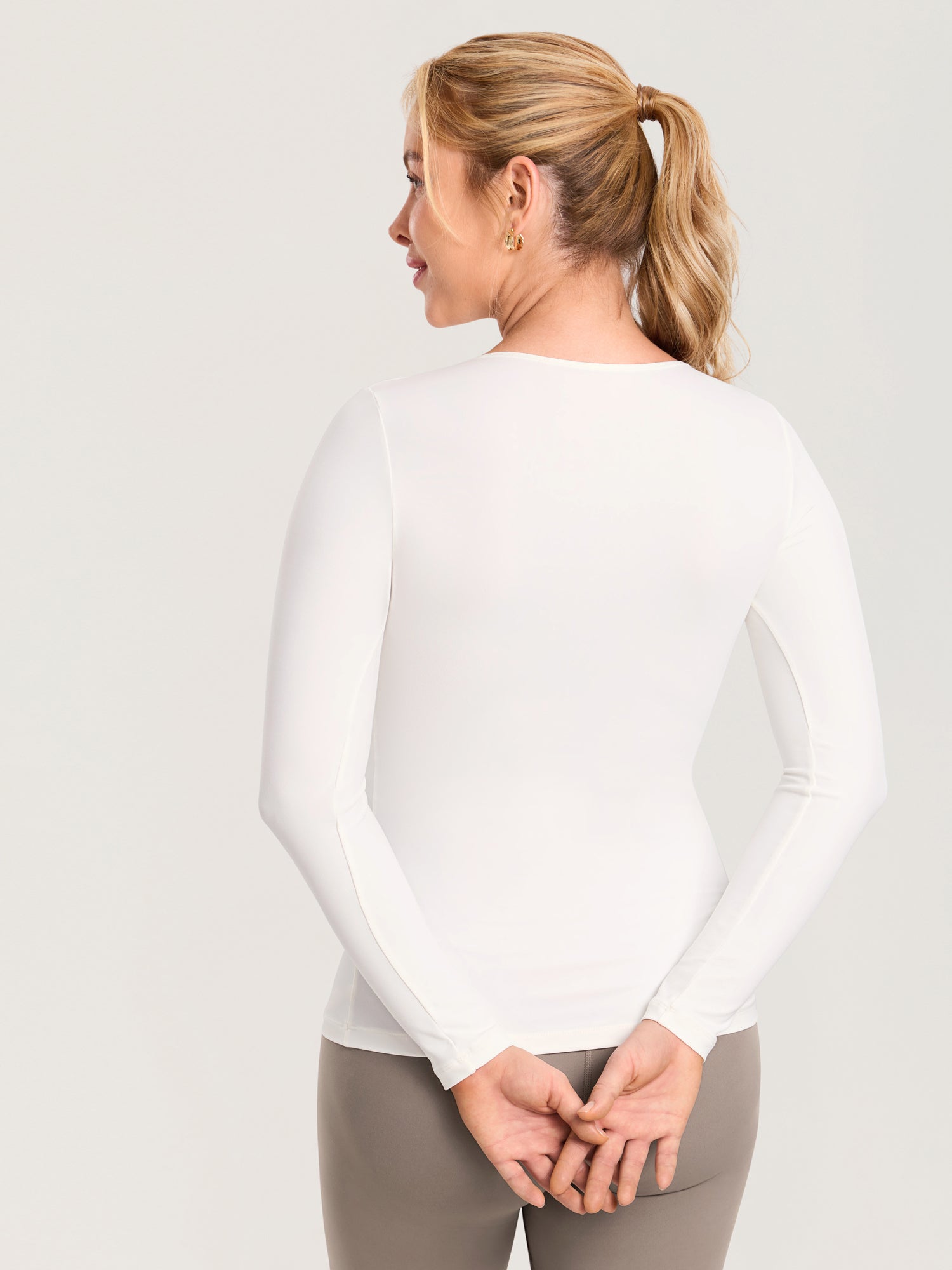 AirSoft Crossover Maternity & Nursing Top - Long Sleeves