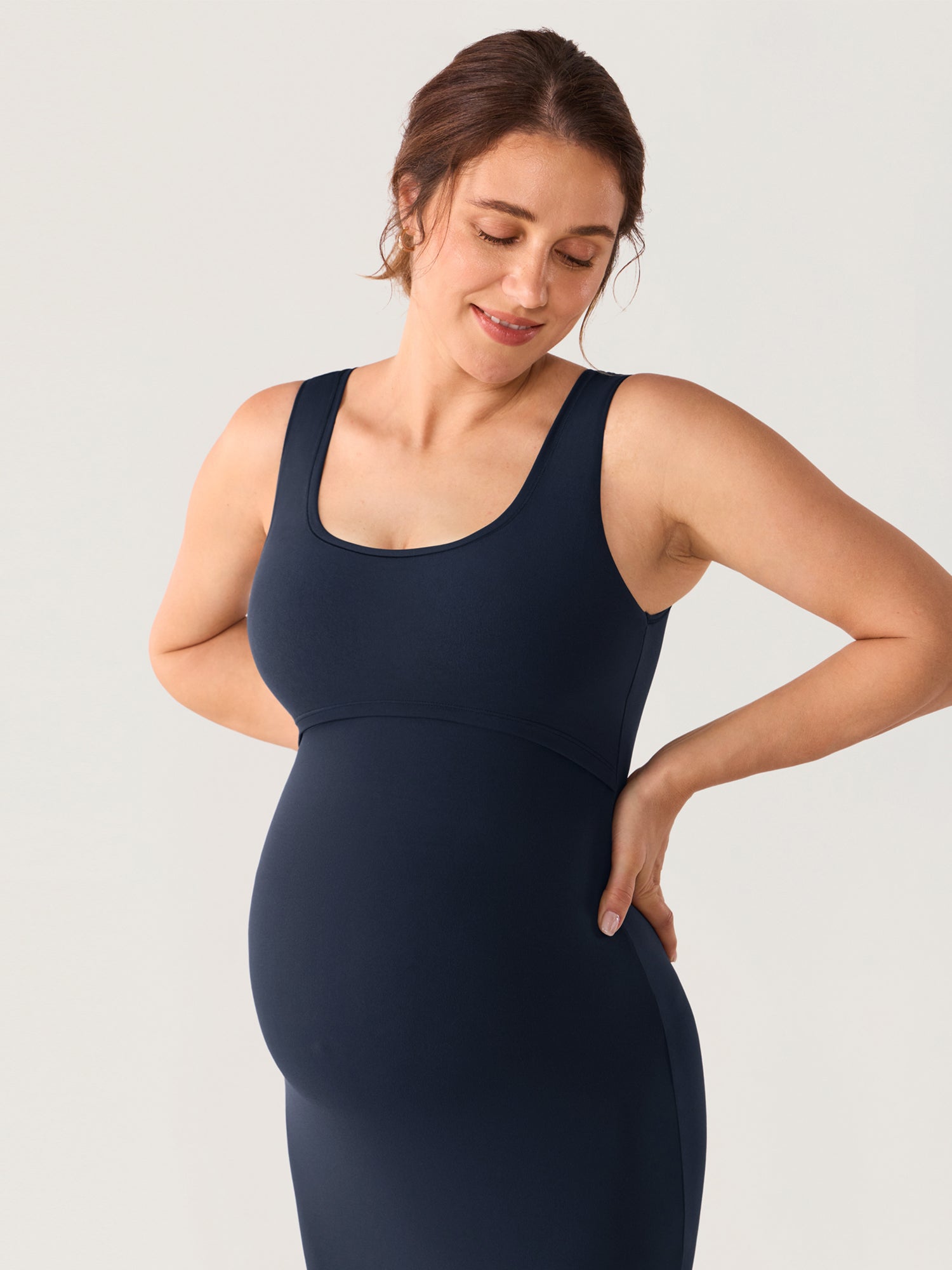 Natrelax® Hidden Crossover Babycon Maxi Dress