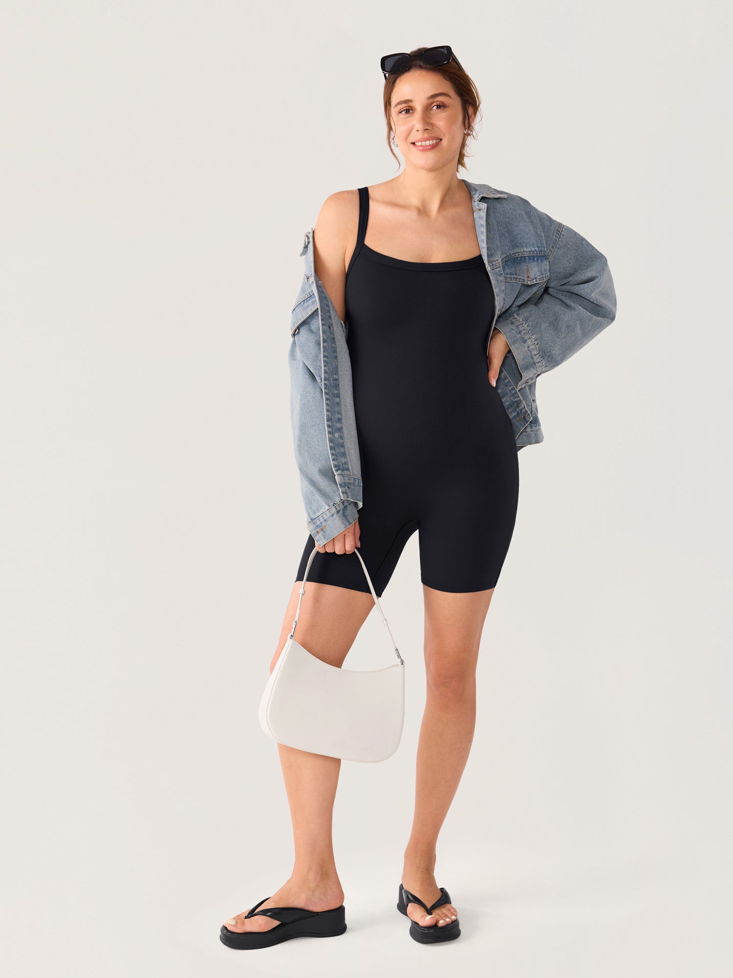 Natrelax® Maternity Cami Romper - Built-in Pads