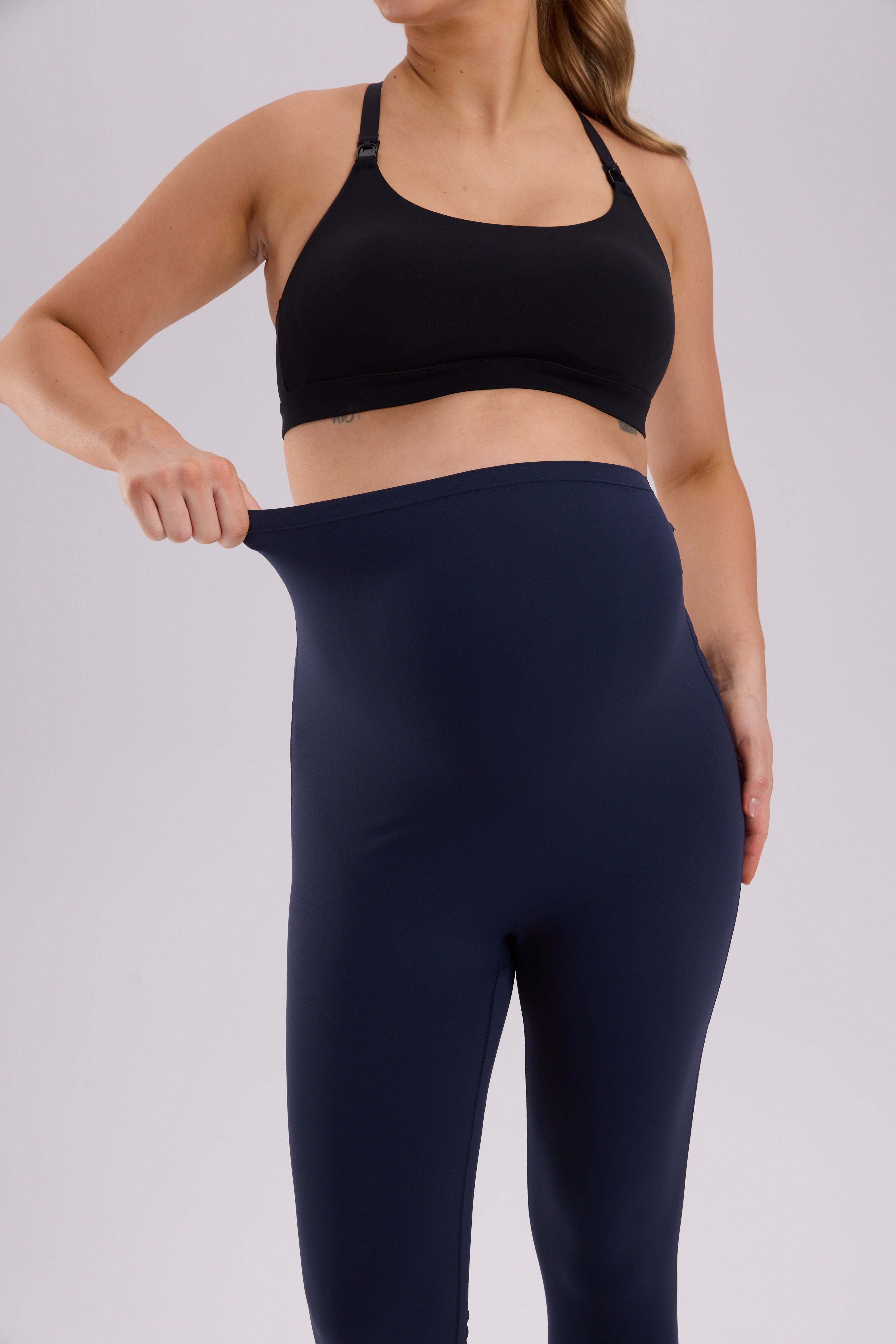 Natrelax® Seamless-Front Maternity Leggings 25"