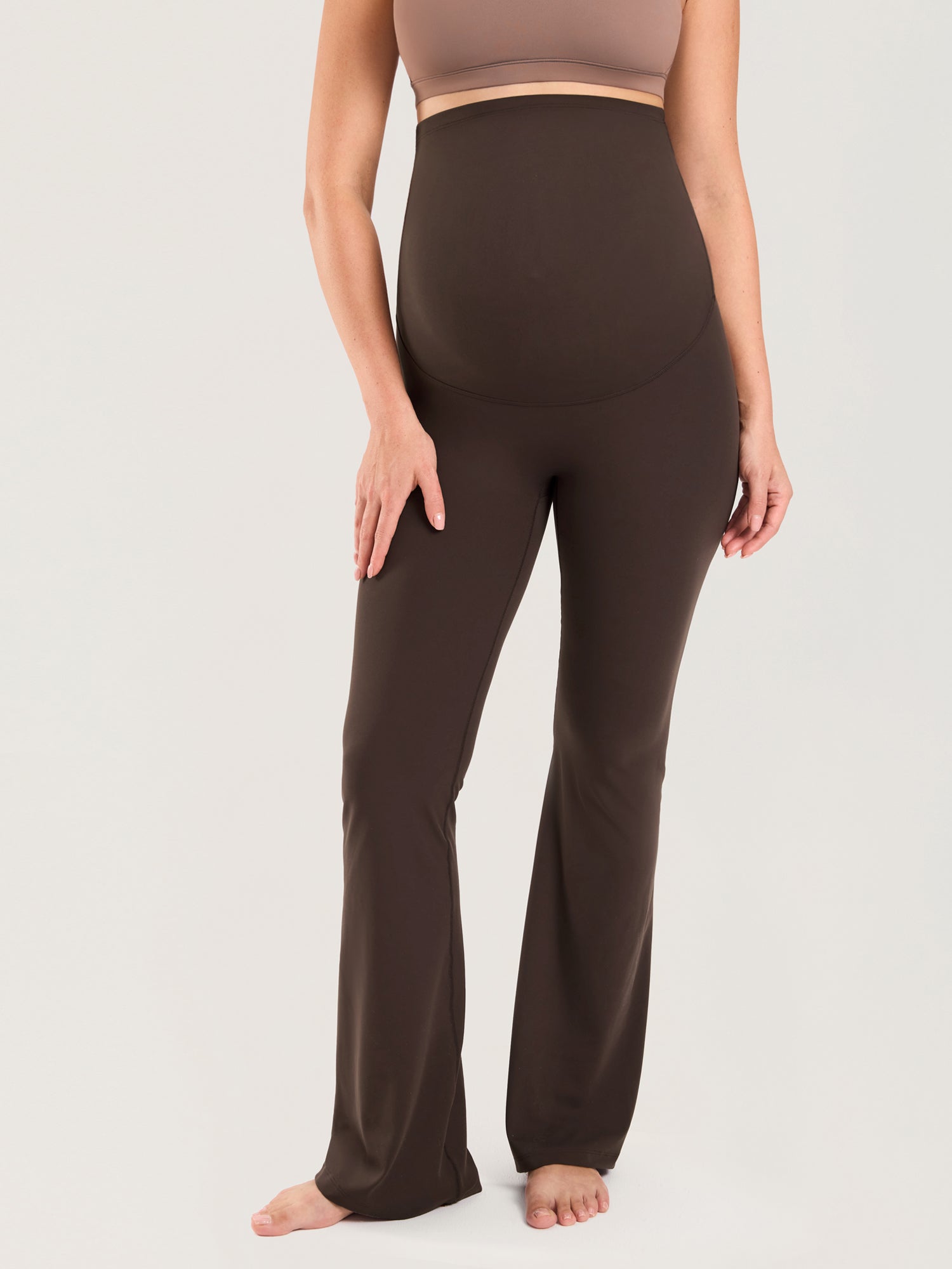 Natrelax® No Front Seam Maternity Flare Leggings 31.5"